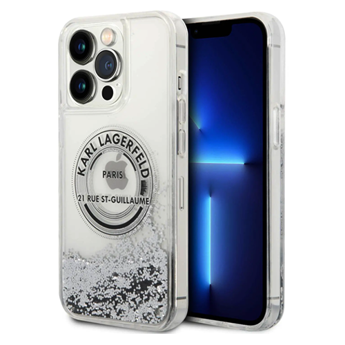 iPhone 14 Pro Max Karl Lagerfeld Hardcase Liquid Glitter RSG