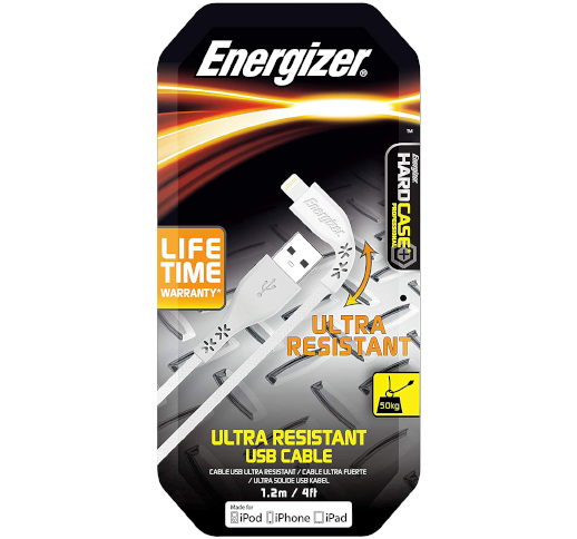 Energizer Lightning Cable Life Time 1.2m
